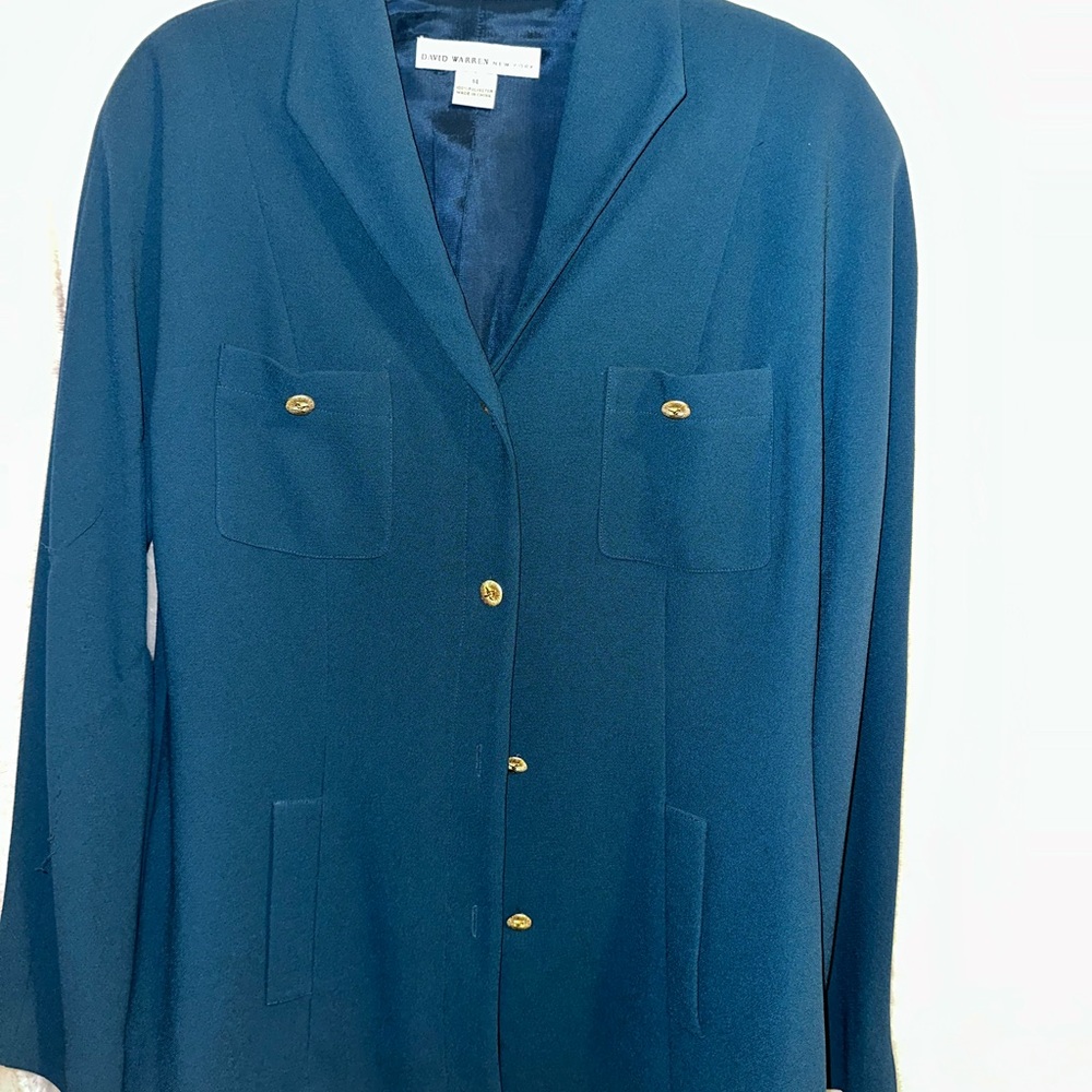 David Warren Blue Women's Pantsuit